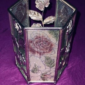 Candle holder, tissue holder. Home Ware Products